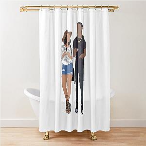 Tessa Thompson and Michael B. Jordan Shower Curtain