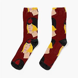 Tessa Violet Portrait Socks