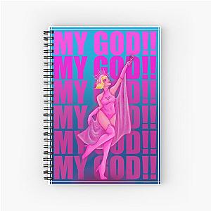 My God Tessa Violet Spiral Notebook