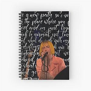 Tessa Violet "I Don't Get to Say I Love You Anymore" Lyrics Spiral Notebook