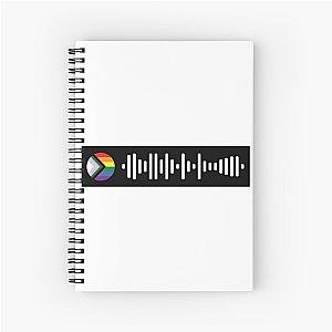 Crush by Tessa Violet Spotify Spiral Notebook