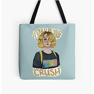 I Could Be Your Crush Tessa Violet Over Print Tote Bag