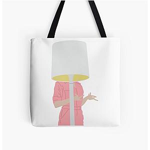 Tessa Violet Bad Ideas Pink Lamp Tote Bag