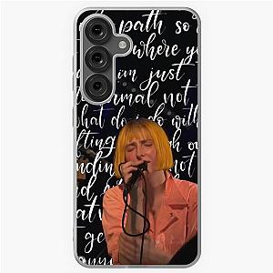 Tessa Violet I Dont Get to Say I Love You Anymore Lyrics Samsung Galaxy Soft Case