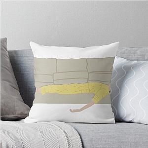 Tessa Violet Bad Ideas Yellow Couch Throw Pillow