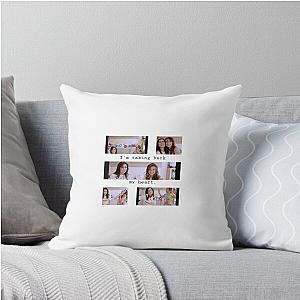 Fan art of the I'm Taking Back My Heart cover by Dodie Clark and Tessa Violet Throw Pillow