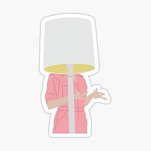 Tessa Violet Bad Ideas Pink Lamp Sticker