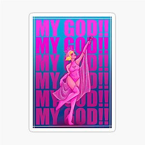 My God Tessa Violet Sticker