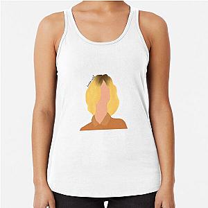 Tessa Violet Outline Racerback Tank Top