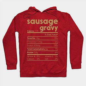 Sausage Gravy Nutrition Facts Funny Thanksgiving Christmas Costume Hoodie TP1701