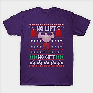 No Lift No Gift Tee Ugly Christmas Gym Santa Funny Xmas Gift T-Shirt TP1201