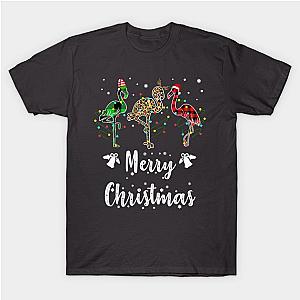 Merry Christmas Flamingo T-Shirt TP1201