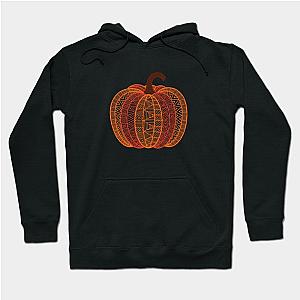 Patterned Pumpkin Hoodie TP1701