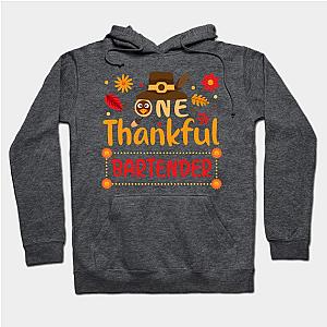 One Thankful Bartender Thanksgiving Outfit gift Hoodie TP1701