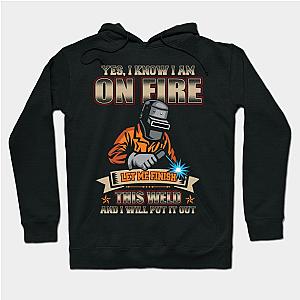 Welder Funny Saying Welding Men Fathers Day Husband Father Hoodie TP1701