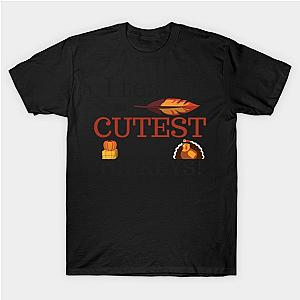 I Teach the Cutest Turkeys Second 2nd Grade T-Shirt TP1201