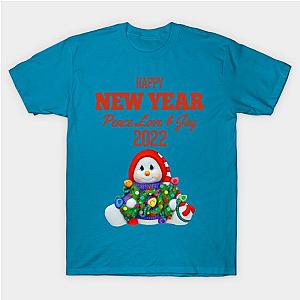 Happy New Year 2022 Love Peace and Joy T-Shirt TP1201