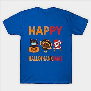 Happy Hallothanksmas Halloween 2020 Thanksgiving 2020 Christmas 2020 T-Shirt TP1201