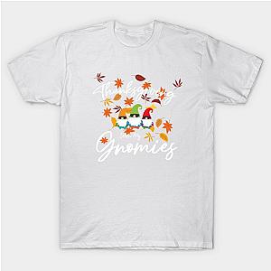 great present for friends and family who love funny Thanksgiving With My Gnomies Funny Thanksgiving 2021 design T-Shirt TP1201