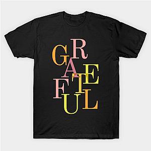 Grateful Falling Letters T-Shirt TP1201