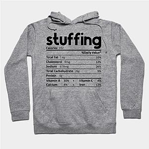 Funny Thanksgiving Stuffing Food Nutrition Facts Anti Vegan Hoodie TP1701