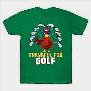 Golf Turkey Sport Lovers Thanksgiving T-Shirt TP1201