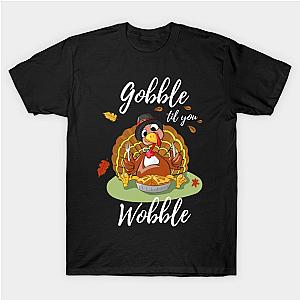 Gobble Til You Wobble Thanksgiving Day Dinner Pumpkin Pie Shirt Funny T-Shirt TP1201