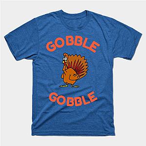 Gobble Gobble Thanksgiving Turkey design T-Shirt TP1201