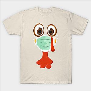 Funny Thanksgiving Turkey wearing mask Costume Gift T-Shirt TP1201