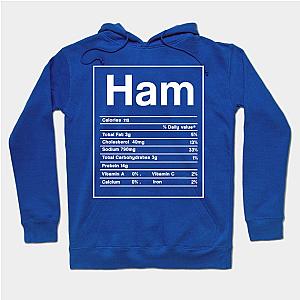 Ham Nutrition facts Food Funny Christmas Thanksgiving Gift Hoodie TP1701