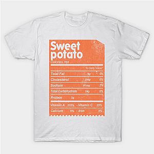 Funny Sweet Potato nutrition facts matching thanksgiving T-Shirt TP1201