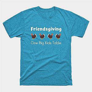 Friendsgiving One Big Kids Table T-Shirt TP1201