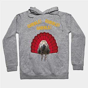 Gobble! Turkey Thanksgiving African Grey Parrot Hoodie TP1701