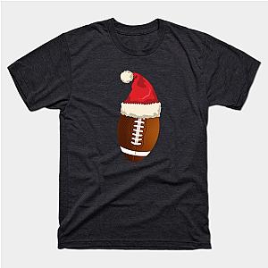 Football Santa Hat Christmas Costume T-Shirt TP1201