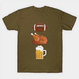 Football - Turkey - Beer - Thanksgiving Day Parade Shirt T-Shirt TP1201