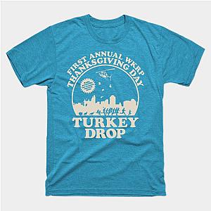 First Annual Wkrp Thanksgiving Day Turkey Drop T-Shirt TP1201