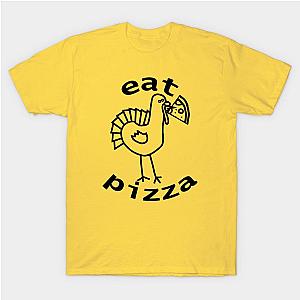 Eat Pizza for Thanksgiving Outline T-Shirt TP1201