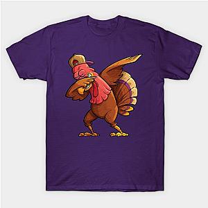 Dabbing Turkey Thanksgiving Day Gifts Boys Kids Men T-Shirt TP1201