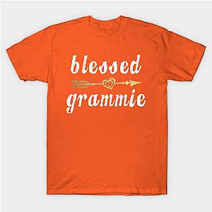 Cute Gold Arrow Blessed Grammie Thanksgiving T-Shirt TP1201