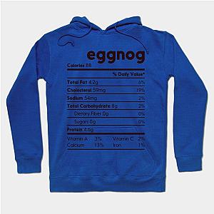 Eggnog Nutrition Facts Label Funny Thanksgiving Hoodie TP1701