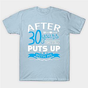 30th Wedding Anniversary Shirt For Husband T-Shirt TP1201