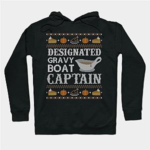 Designated Gravy Boat Captain, Ugly Thanksgiving Sweater Hoodie TP1701