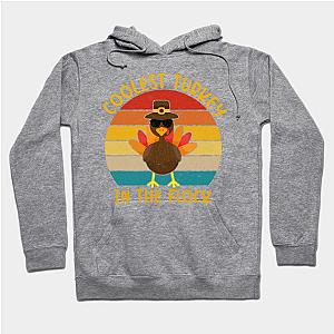 Coolest Turkey in the flock - Thanksgiving Gift Hoodie TP1701