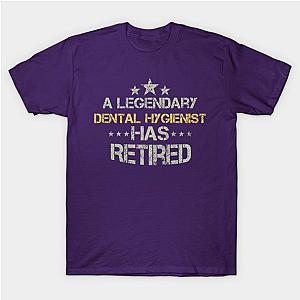 A Legendary Dental Hygienist Has Retired - Dental Hygienist gift - Dental Hygienist lovers christmas vintage retro T-Shirt TP1201