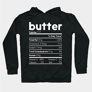 Butter Nutrition Facts Funny Thanksgiving Christmas Costume Hoodie TP1701