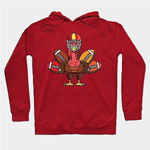 American Football Turkey Thanksgiving funny costume Hoodie TP1701