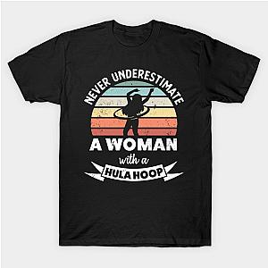 Woman with a Hula Hoop Funny hooping Gift Mom T-Shirt TP1201