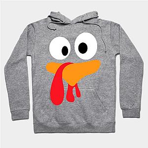 Thanksgiving Gift For Women - Funny Turkey Face Lover Hoodie TP1701