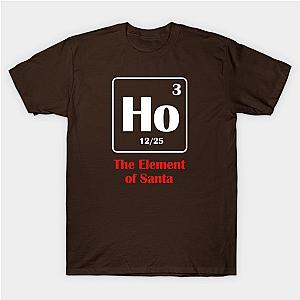 The Element Of Santa Ho Funny Science Joke Puns Humorous Xmas T-Shirt TP1201