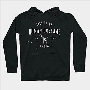 This Is My Human Costume I'm Really A Giraffe Halloween Hoodie TP1701